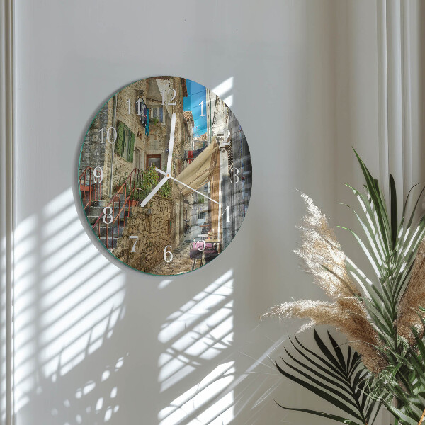 Glas wanduhr Avenue