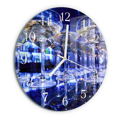Glas wanduhr Gläser