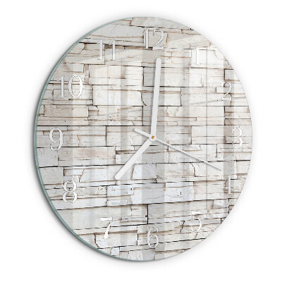 Glas wanduhr Klinker