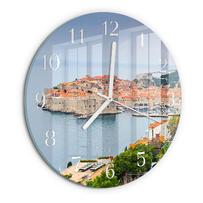 Glas wanduhr Naturpfad