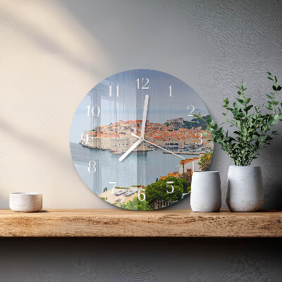 Glas wanduhr Naturpfad