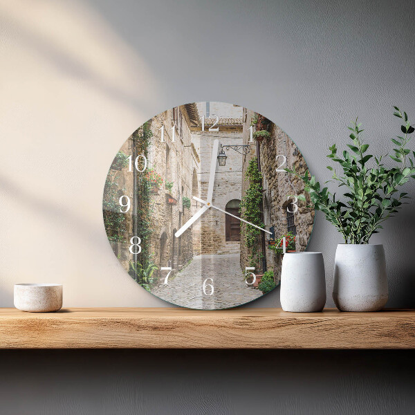 Glas wanduhr Avenue