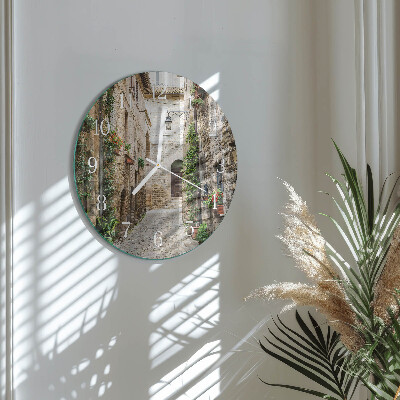 Glas wanduhr Avenue
