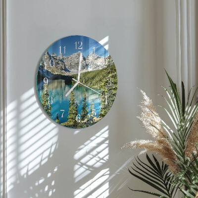 Glas wanduhr Berge Natur