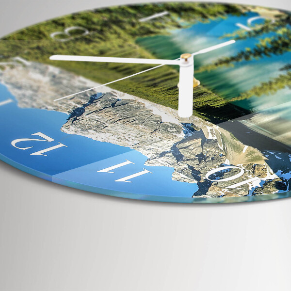 Glas wanduhr Berge Natur