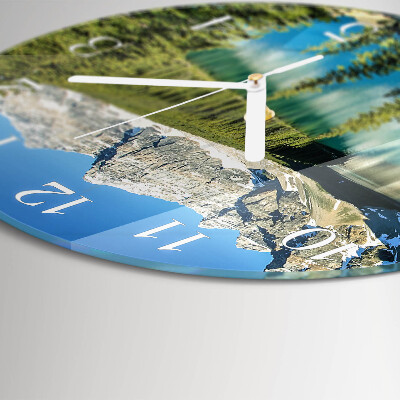 Glas wanduhr Berge Natur