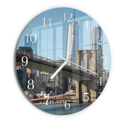 Glas wanduhr Horizont