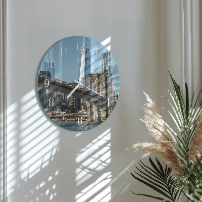 Glas wanduhr Horizont