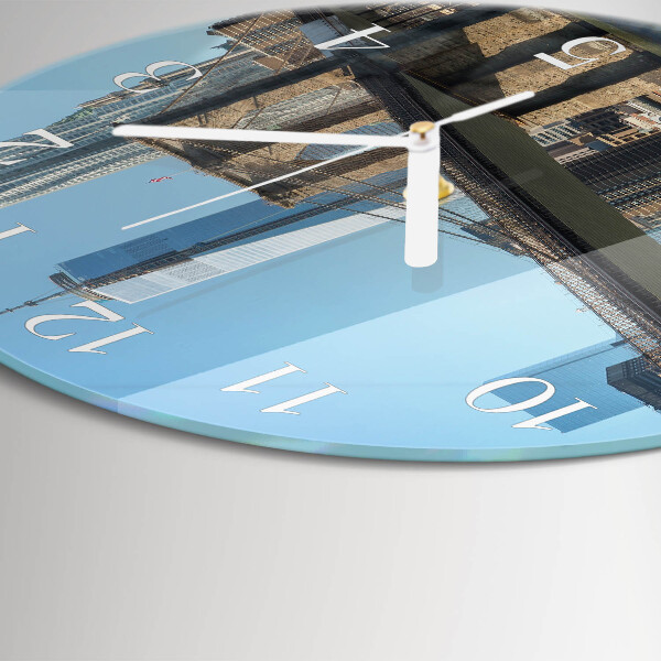 Glas wanduhr Horizont