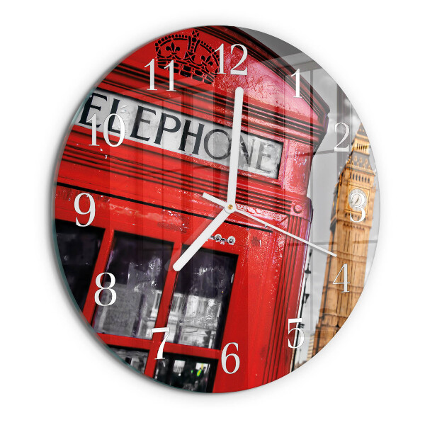 Glas wanduhr London
