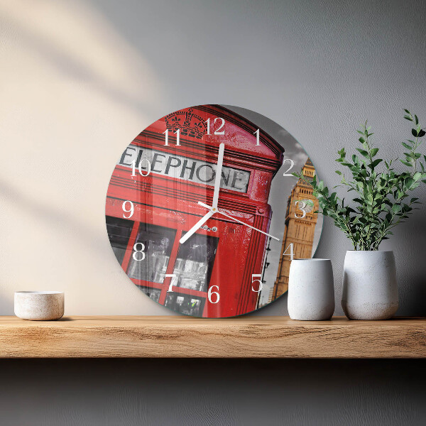 Glas wanduhr London