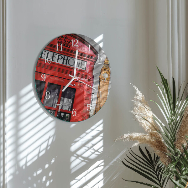 Glas wanduhr London