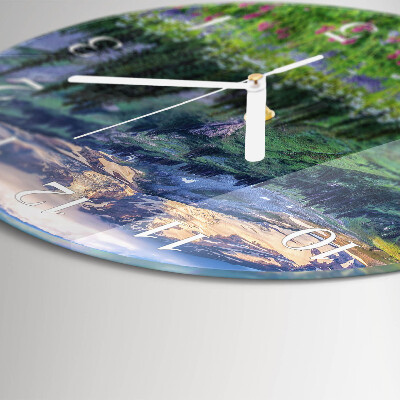 Glas wanduhr Wiesenberg