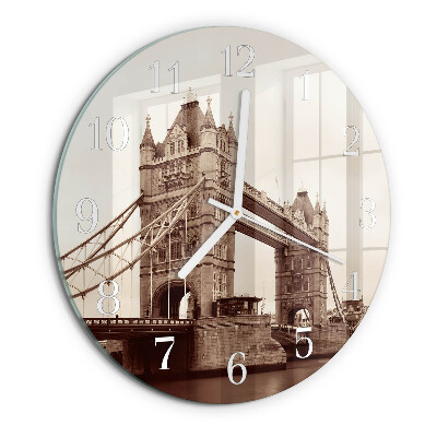Glas wanduhr Horizont