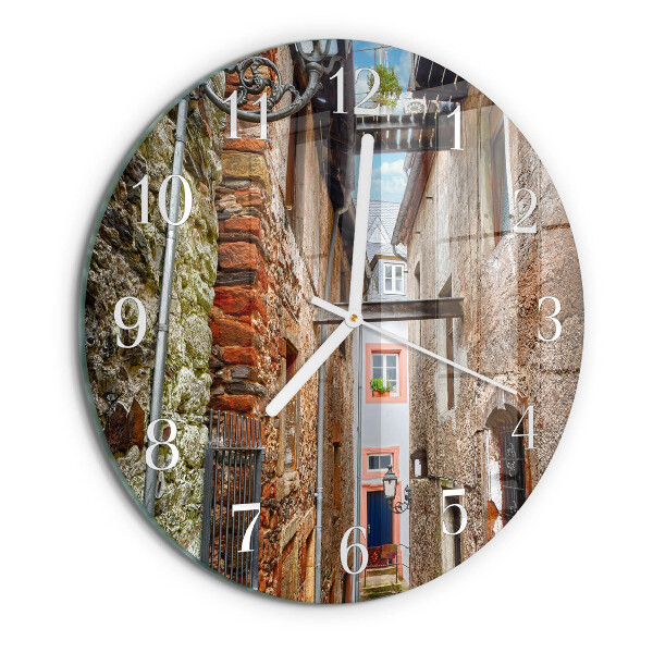 Glas wanduhr Avenue