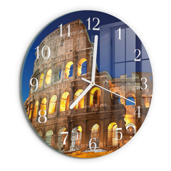Glas wanduhr Kolosseum