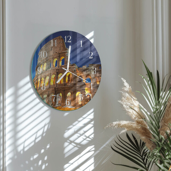 Glas wanduhr Kolosseum
