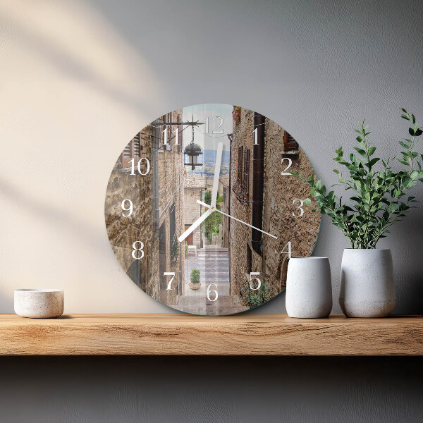 Glas wanduhr Avenue