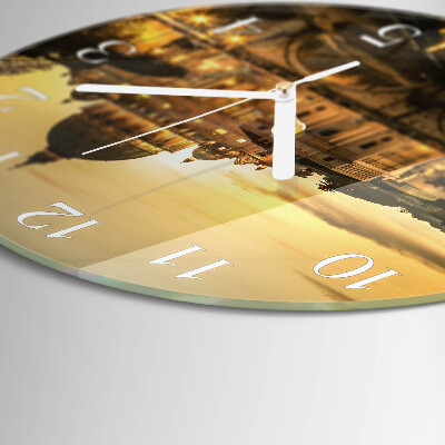 Glas wanduhr Basilika