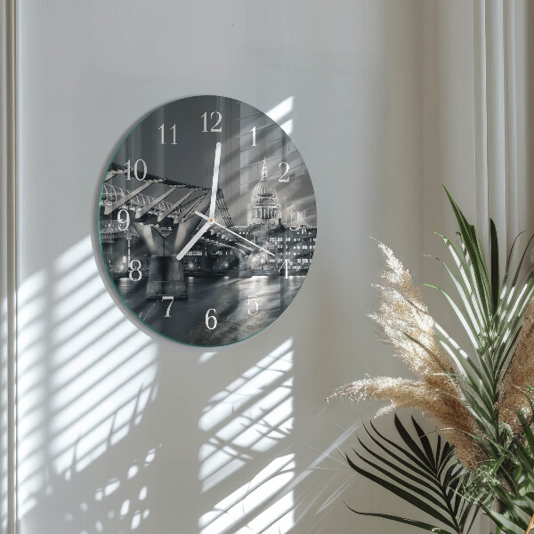 Glas wanduhr Horizont