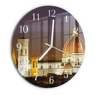 Glas wanduhr Basilika