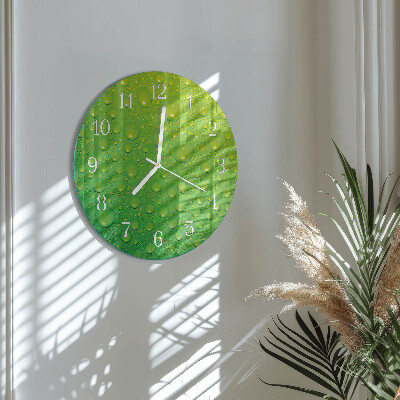 Glas wanduhr Tropfen