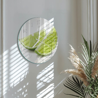 Glas wanduhr Kalziumkarbonat