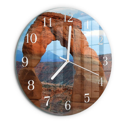Glas wanduhr Grand Canyon