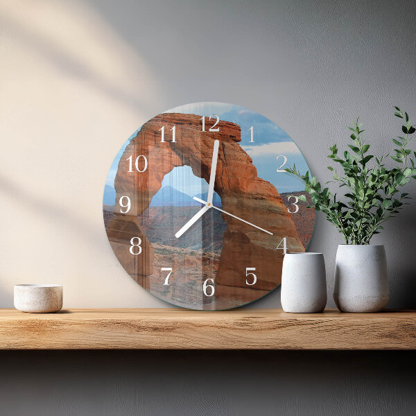 Glas wanduhr Grand Canyon