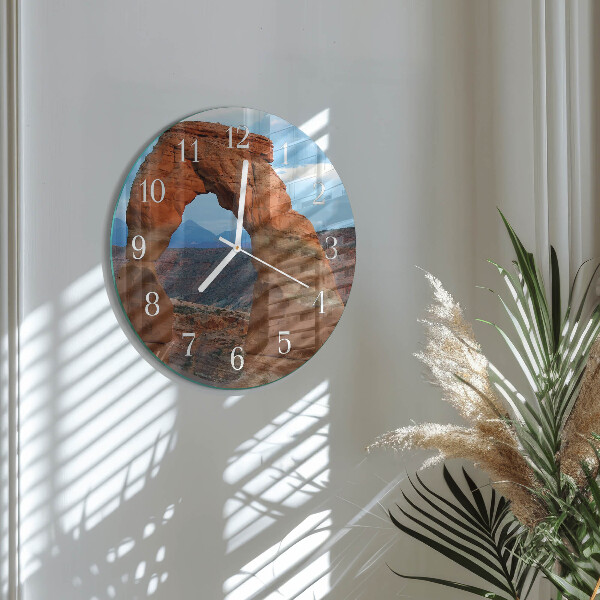 Glas wanduhr Grand Canyon