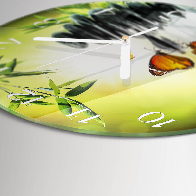 Glas wanduhr Natur