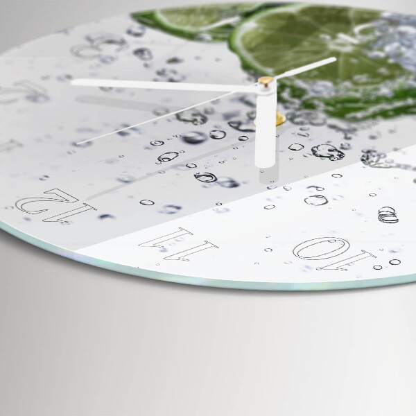 Glas wanduhr Limes