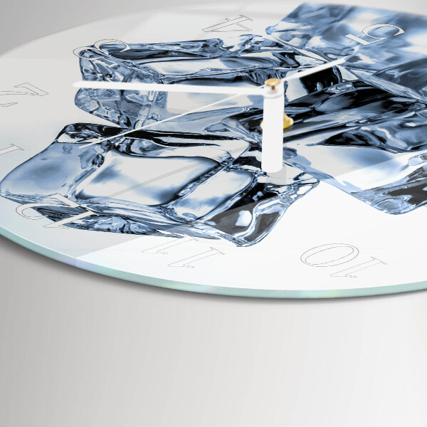 Glas wanduhr Eis