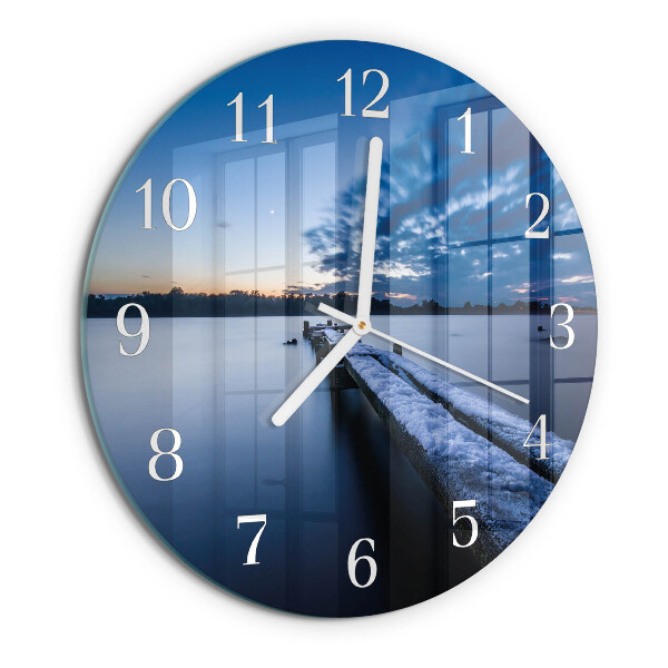 Glas wanduhr Landschaft