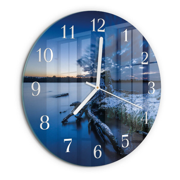 Glas wanduhr Landschaft