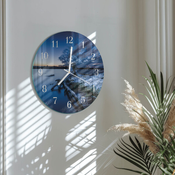 Glas wanduhr Landschaft