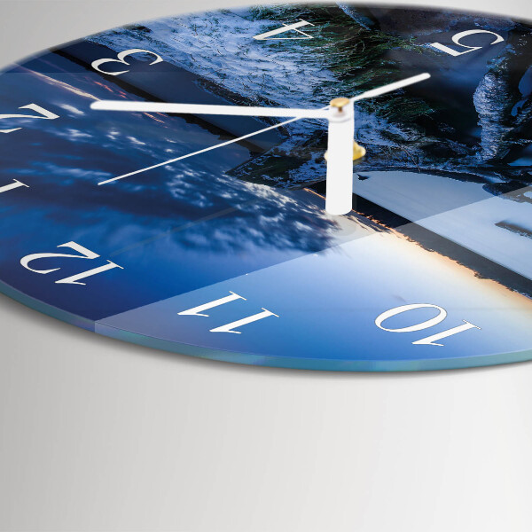 Glas wanduhr Landschaft