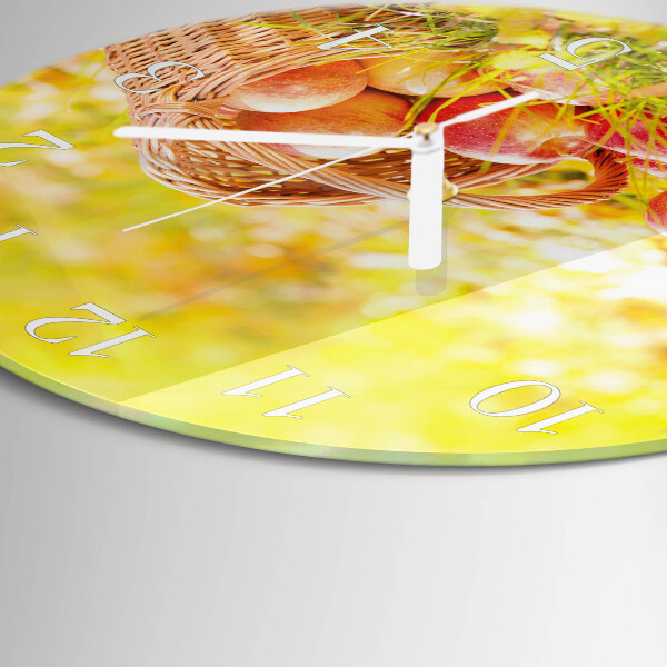 Glas wanduhr Äpfel