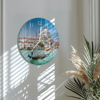 Glas wanduhr Venedig