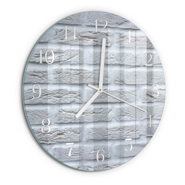 Glas wanduhr Klinker