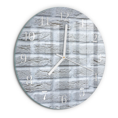 Glas wanduhr Klinker