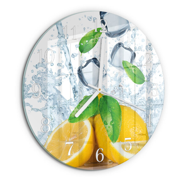 Glas wanduhr Zitronensäure