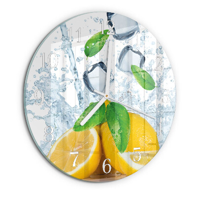 Glas wanduhr Zitronensäure