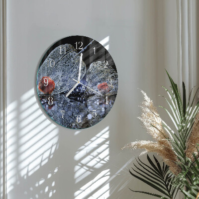 Glas wanduhr Stück