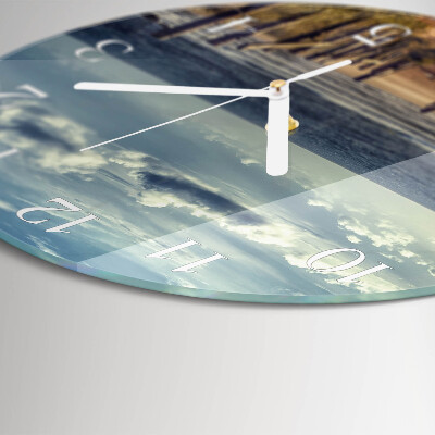 Glas wanduhr Strand Meer