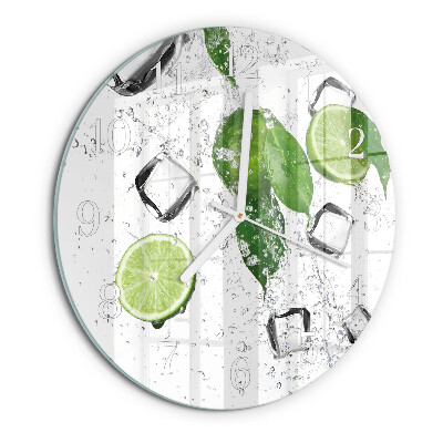 Glas wanduhr Limes