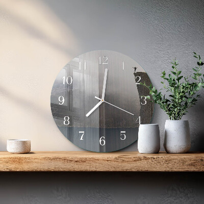 Glas wanduhr Abgrund