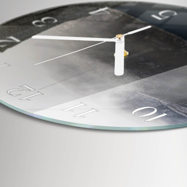 Glas wanduhr Abgrund
