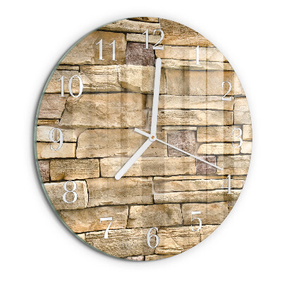 Glas wanduhr Wand
