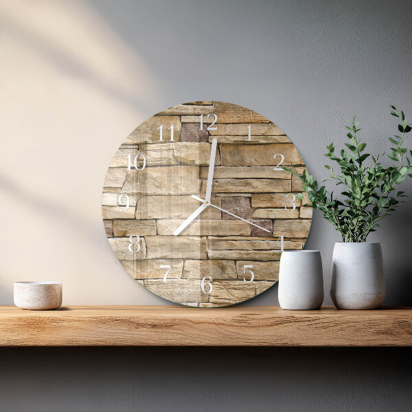 Glas wanduhr Wand